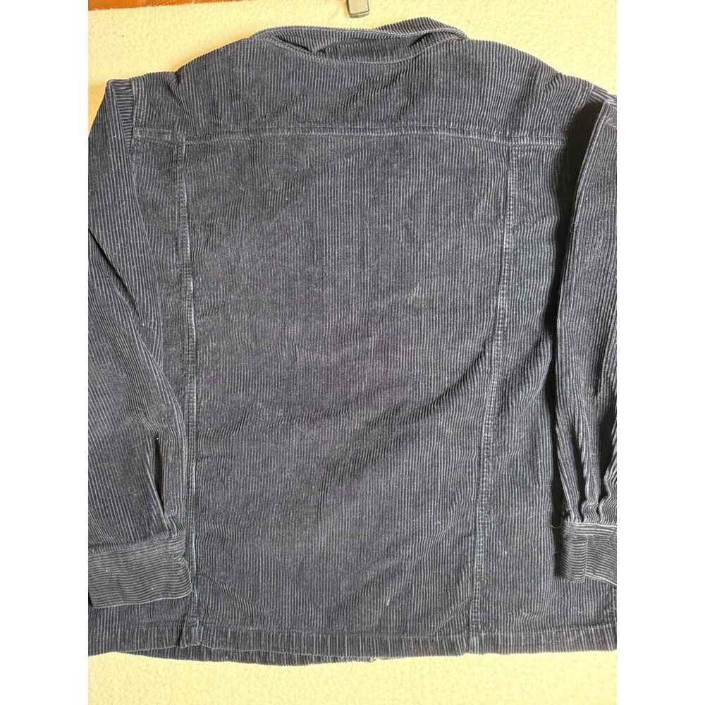 Vintage 90s NorthCrest Corduroy Bomber Jacket Women's XL 18 Thick Cord Full Zip